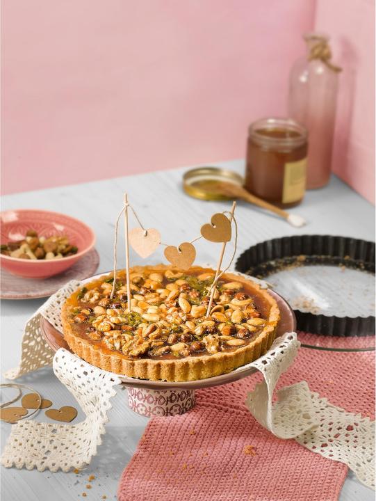 Produktbild Kaiser Quicheform Ø 28 cm mit Glashebeboden Crystal (28 cm)