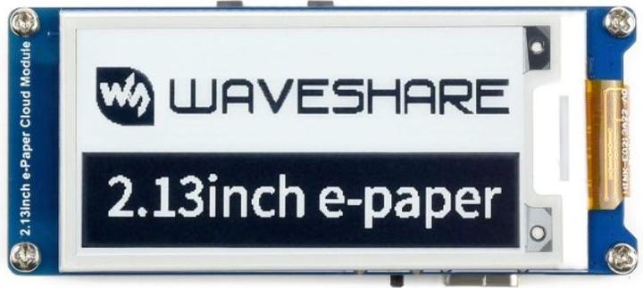 Produktbild WaveShare 2.13 Zoll E-Ink Cloud Modul mit WiFi und Bluetooth