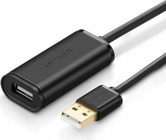 Image du produit Ugreen US121 Câble d'extension USB 2.0 Active 5m - Noir (5 m, USB 2.0)