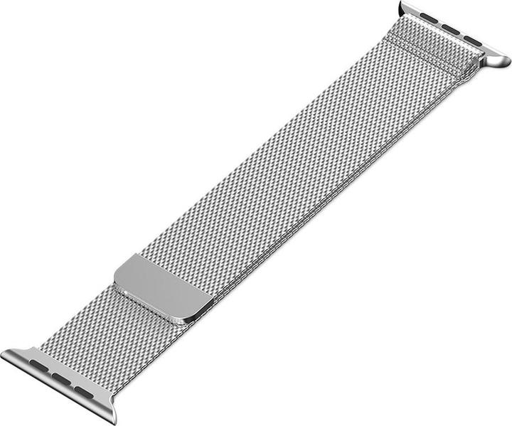 Produktbild PhoneLook Mailänder Stahlarmband silber 38mm / 40mm / 41mm (38 mm, 40 mm, 41 mm, Aluminium)