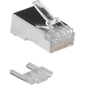 ACT RJ45 (8P/8C) CAT6 shielded modulaire connector for round cable with solid or standed conductors. Sui, Server Zubehör