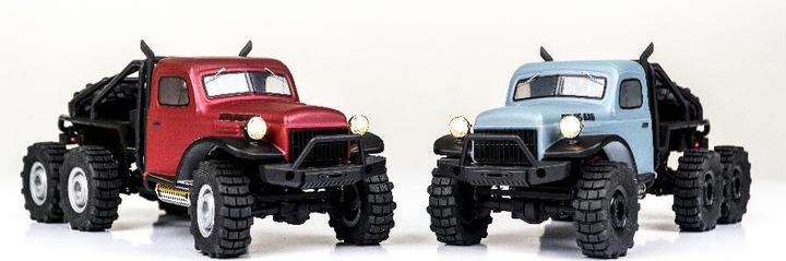 Immagine prodotto RocHobby Crawler in scala ATLAS 6x6, blu, 1:18, RTR (RTR pronto all'uso)