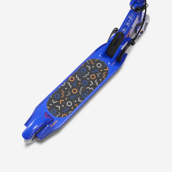 Actual product image Oxelo Scooter Pedal scooter kids with brake - Play 5 blue/orange