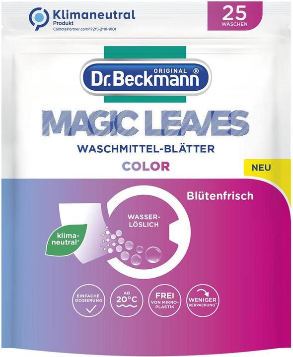 Dr. Beckmann Waschmittel-Blätter (25 Waschgänge, Tücher)