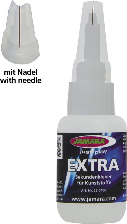 Produktbild Jamara Sekundenkleber Extra für Kunststoffe (20 ml)