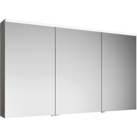 burgbad, Spiegelschrank, Eqio Spiegelschrank mit horizontaler LED-Beleuchtung, 3 Türen, mittlerer Anschlag links, 14