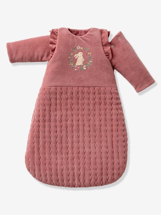 Vertbaudet Baby Winterschlafsack VERZAUBERTER HASE mit Volant und
