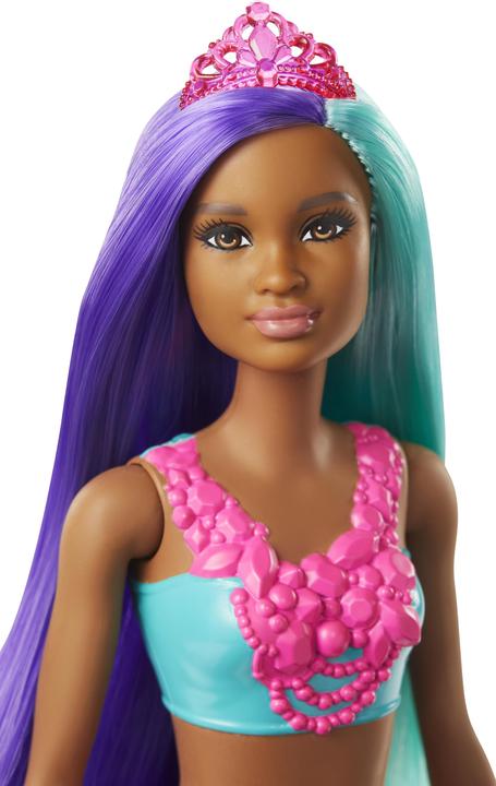 Actual product image Barbie Dreamtopia Mermaid with blue green and purple hair