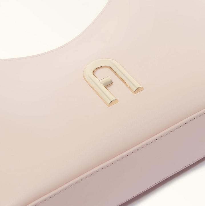 Actual product image Furla diamante mini leather bag color azalea