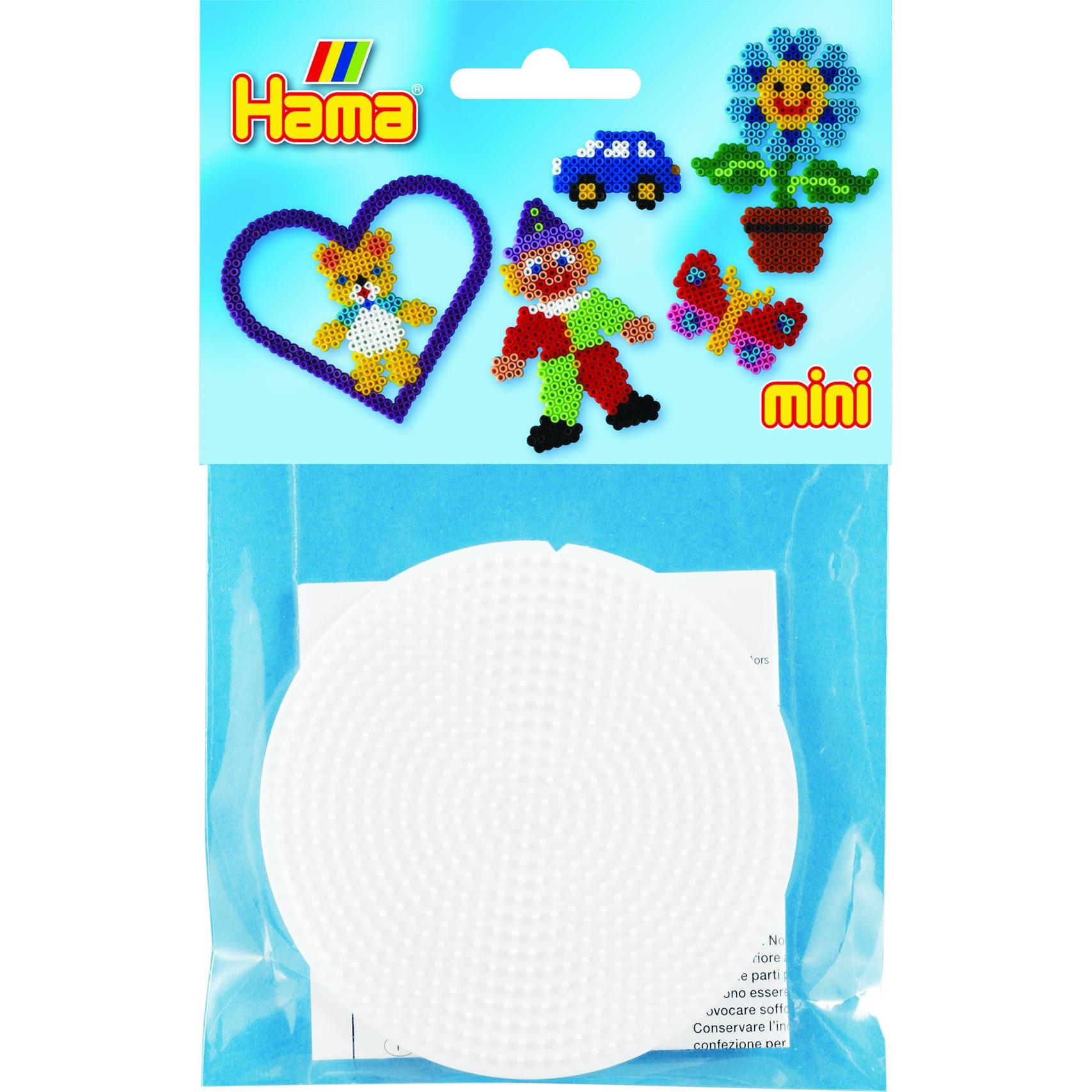 Hama mini 2stk stiftplader runde Ø8cm
