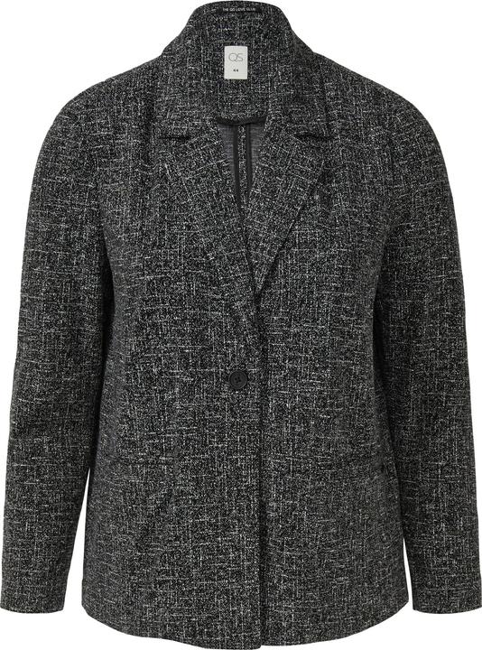Immagine prodotto s.Oliver Indoor-Blazer Gemusterter Blazer aus Interlockjersey (46)