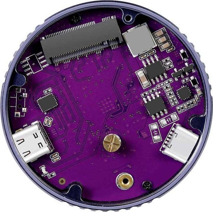 Actual product image LogiLink Magnetisches USB 3.2 Gen2 SSD-Gehäuse, 100 W PD, MagSafe-kompatibel, Spacegrau (M.2 2230, M.2 2242)