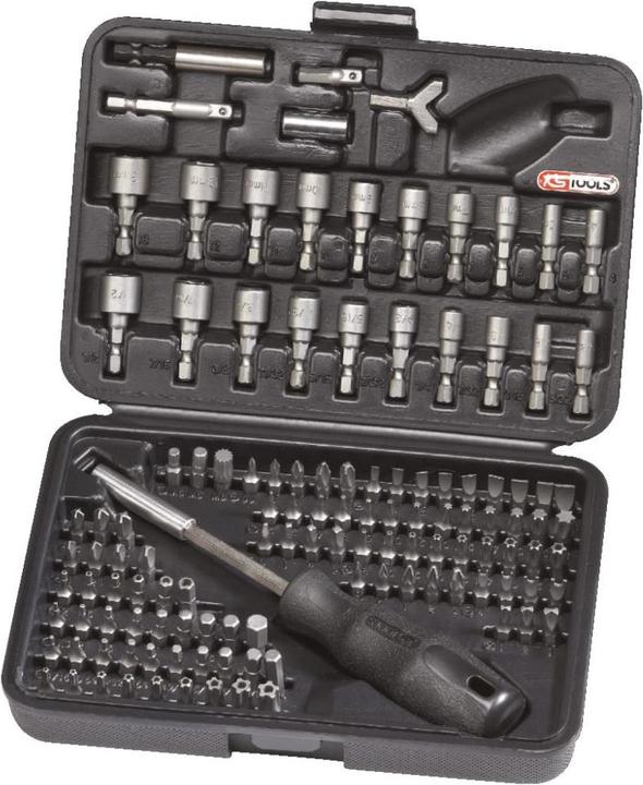 Produktbild KS Tools 1/4 Bit-Satz. 122-tlg. 911.2085 (Sechskant (hexagonal))