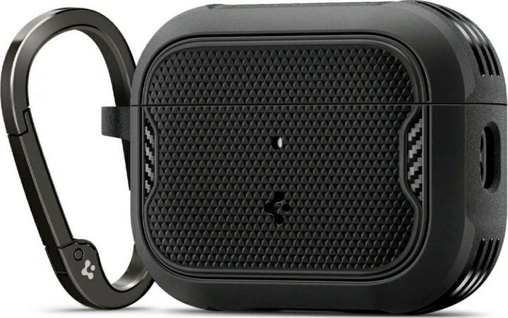 Actual product image Spigen - Core Armor - Apple AirPods Pro 3 - Matte Black (Headphone sleeve)