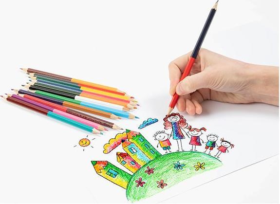 Actual product image Grafix Coloured pencils double-sided, 12 pcs. (12x)