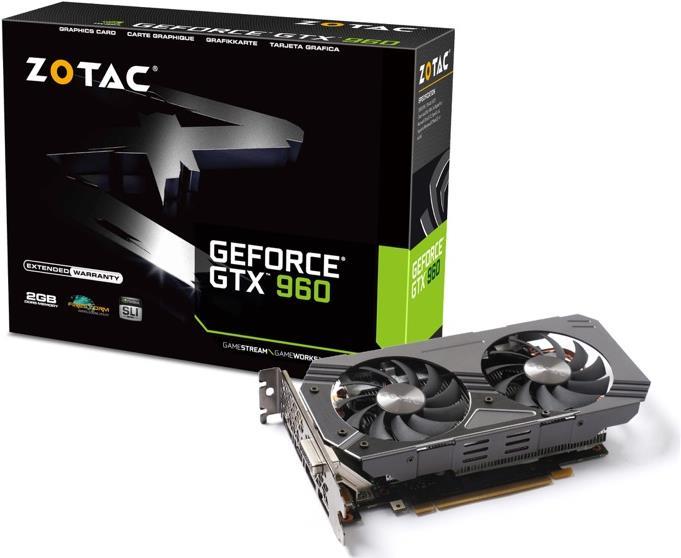 Produktbild Zotac Gtx 960 (2 GB, GDDR5)