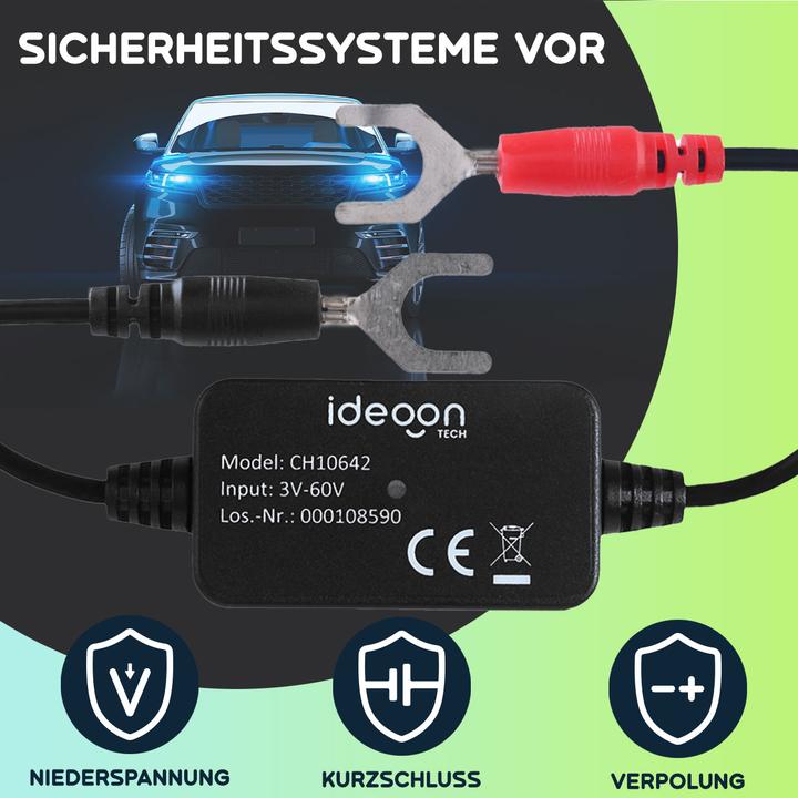 Immagine prodotto Ideoon Monitoraggio della batteria dell'auto