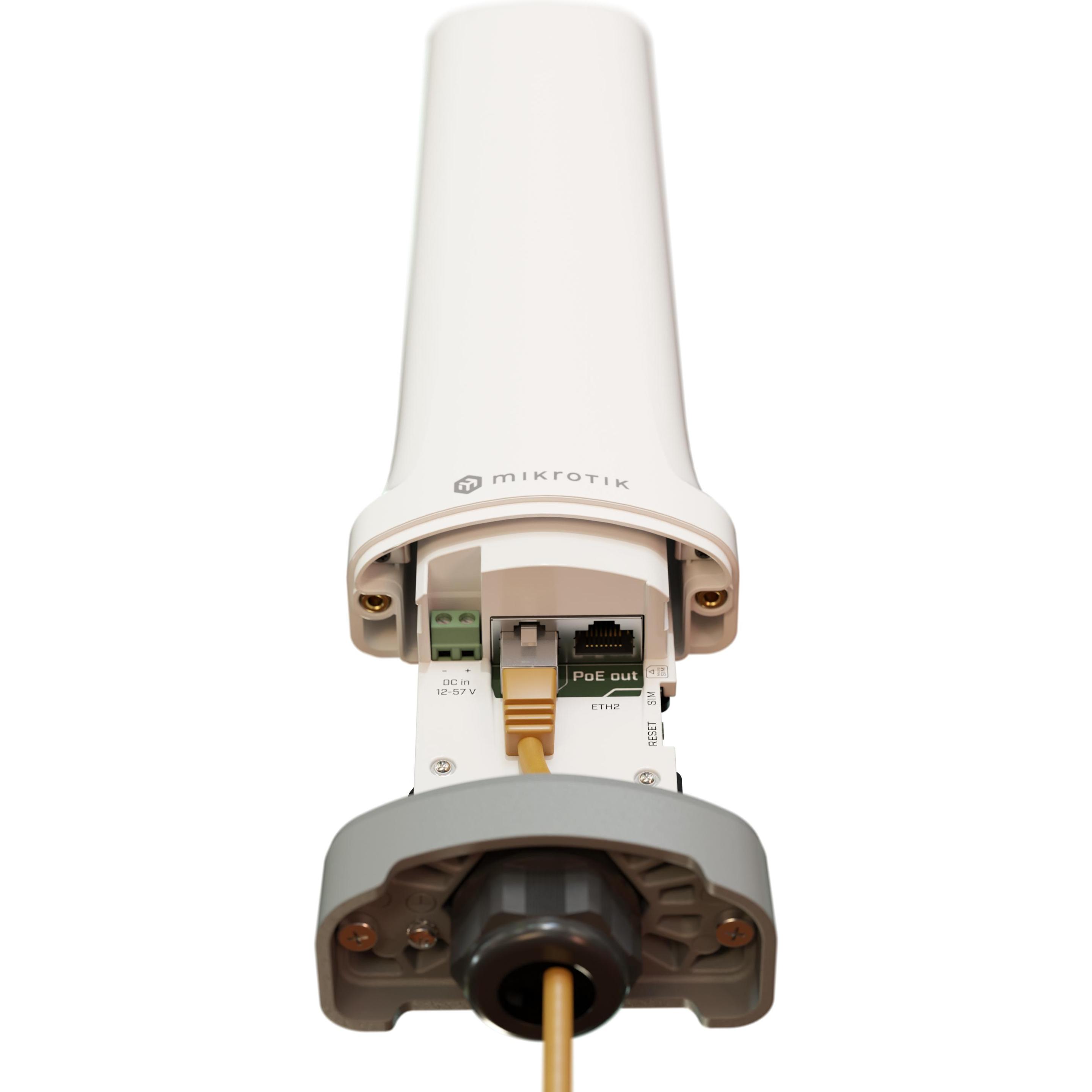 Thumbnail - MikroTik CME22-2N-BG77 -, CME Gateway - IoT-Gateway mit 650MHz CPU, 64MB RAM, 2 x, Router, Weiss