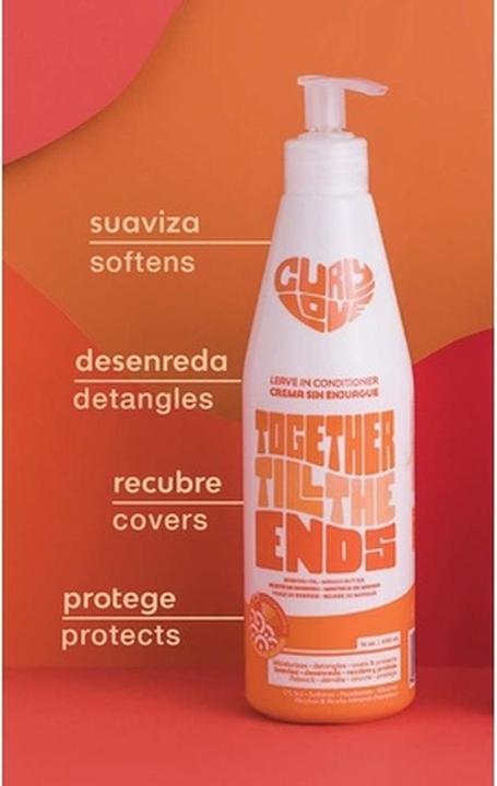 Image du produit Curly Love Leave In Conditioner 450ml - Hydrate, démêle et protège les cheveux bouclés de type 2b à 3 (450 ml)