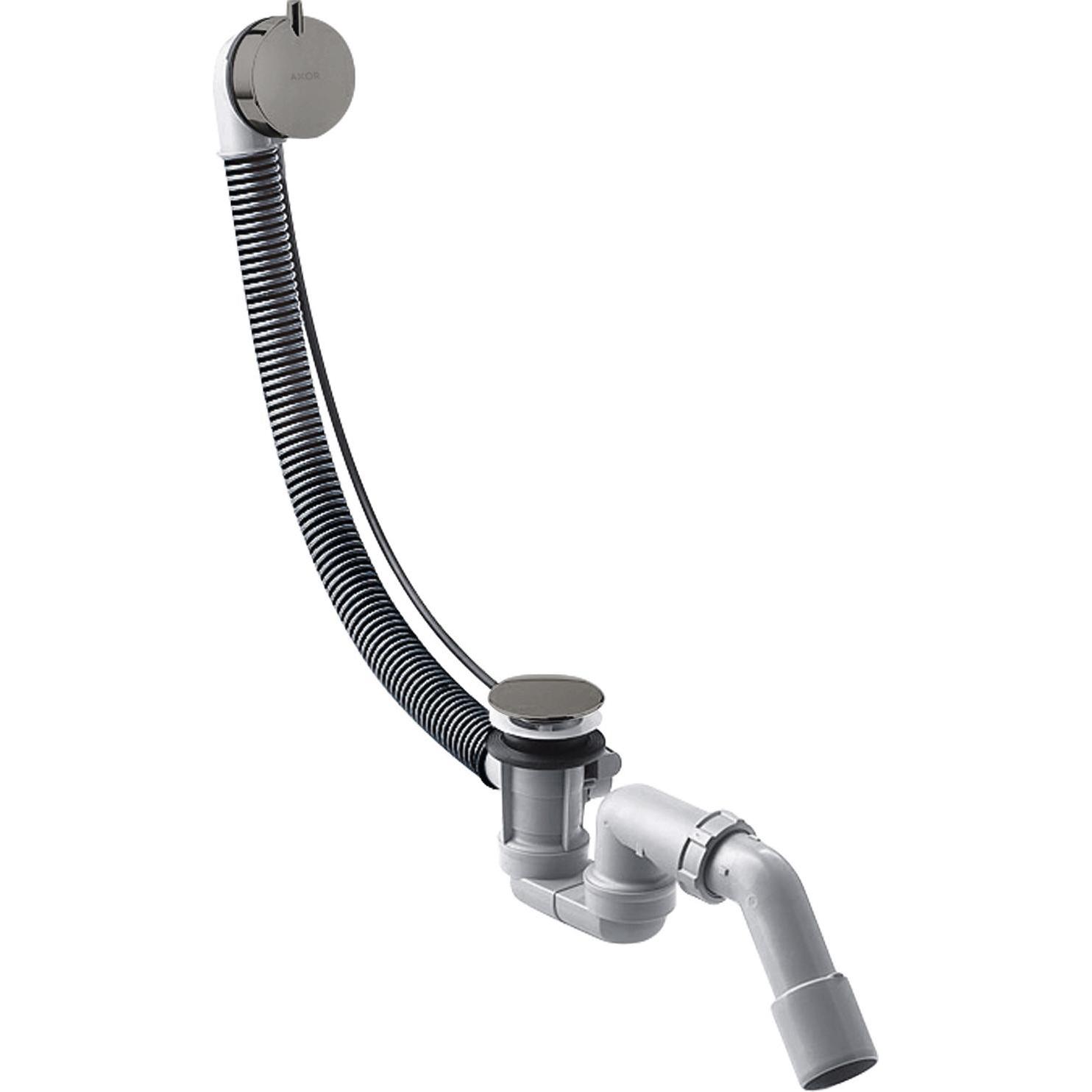 hansgrohe, Siphon, Axor Flexaplus S Komplettset, Ab- und Überlaufgarnitur, für Normalwannen 58316 (Überlaufgarnitur)