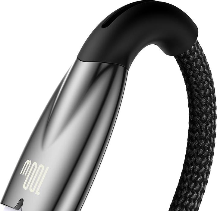 Immagine prodotto Baseus Cavo USB per USB-C Glimmer Series, 100W, 1m (nero) (1 m, USB 2.0, 100 W)