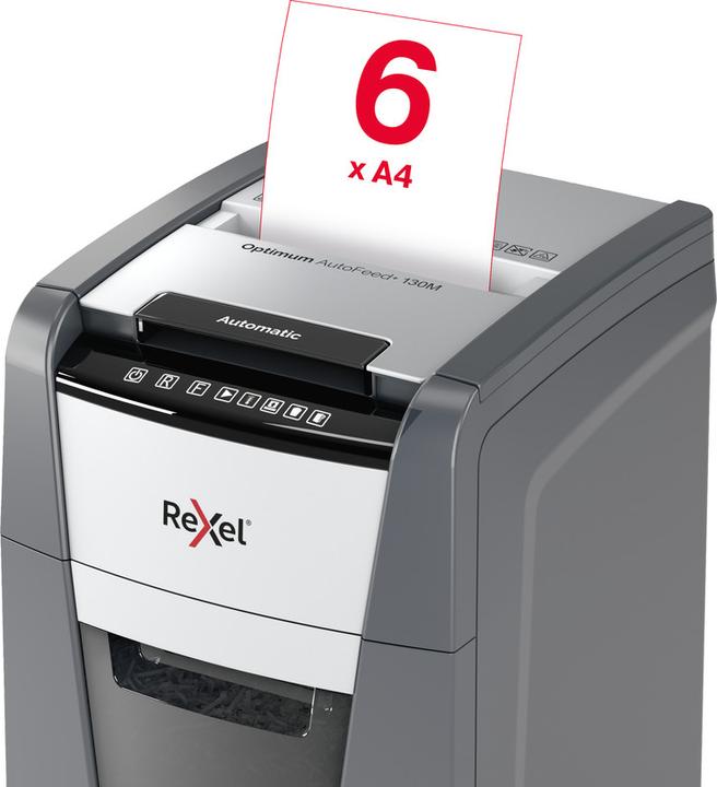 Immagine prodotto Rexel Distruggitrice Optimum Autofeed+ 130M P-5, 130 pagine (Taglio delle particelle)