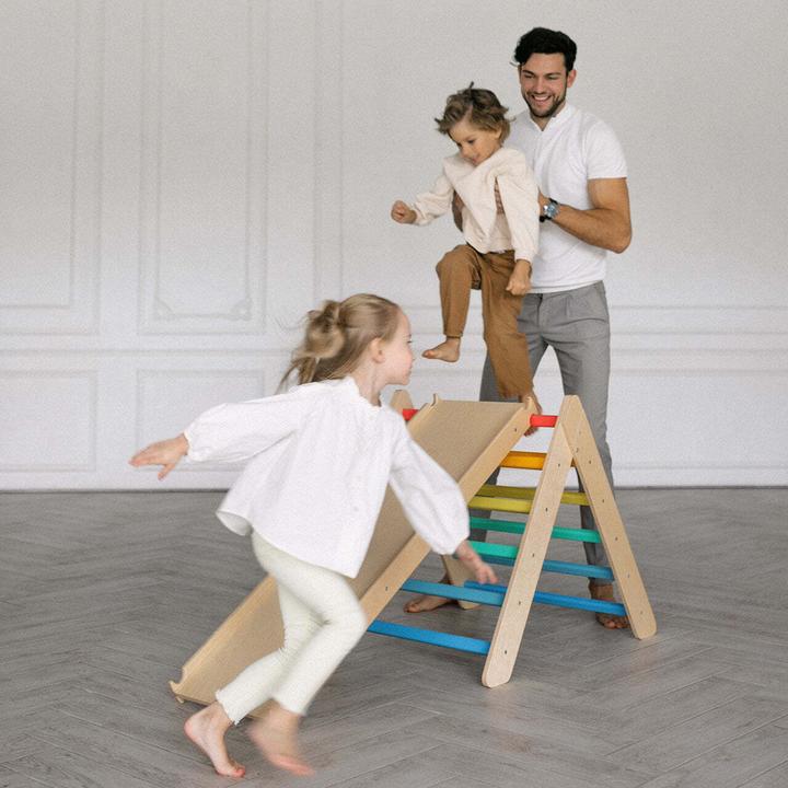 Produktbild Montessori Klettergerüst mit Rutsche