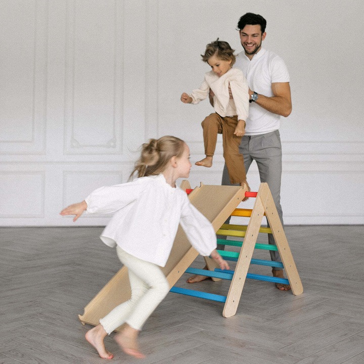 Actual product image Montessori Climbing frame with slide