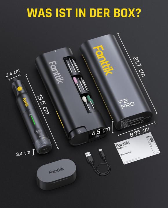 Actual product image Fanttik F2 Pro