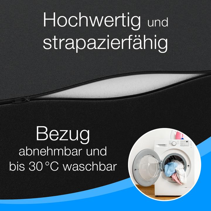 Actual product image Bestschlaf Klappmatratze, 3-teilige Faltmatratze, Reisebett, Gästematratze (90 x 200 cm, Foam core)
