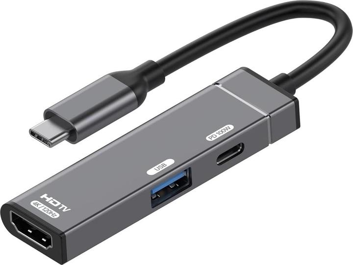 PowerGuard 3-in-1 USB-C Multiport Hub HDTV 4K Ultra HD Dock (USB-C)