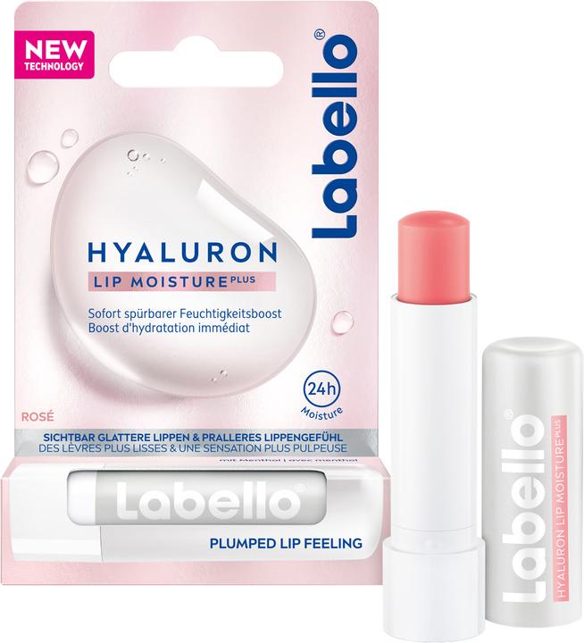 Produktbild Labello Hyaluron Lip Moisture Plus Rosé (Lippenpflege Stick, 5.20 ml)