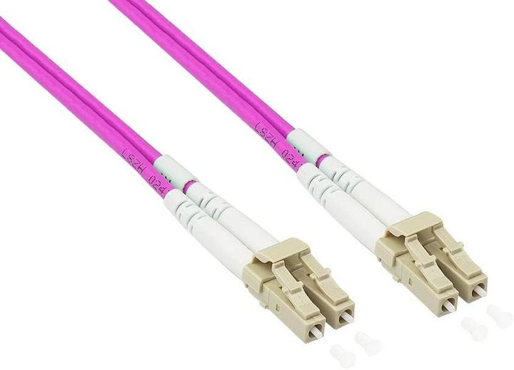 Actual product image Good Connections Patch cable FO Duplex OM4 PANZERKABEL (Multimode, 50/125) LC/LC, LSZH, steel armour and rodent sc (10 m)