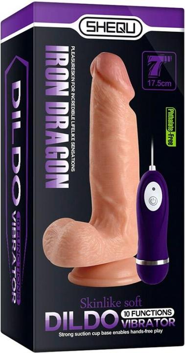 Produktbild Shequ - Iron Dragon Vibratordildo Mit Fernbedienung 17,5 cm