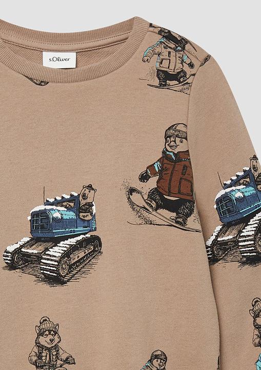 Immagine prodotto S.Oliver Sweatshirt Sweatshirt mit All-over-Print (140)