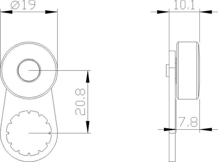 Produktbild Siemens Schwenkhebel