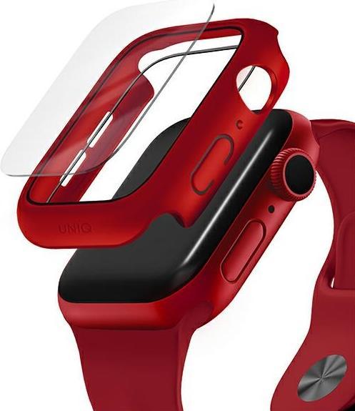 Actual product image Uniq etui Nautic Apple Watch Series 4/5/6/SE 44mm czerwony/red