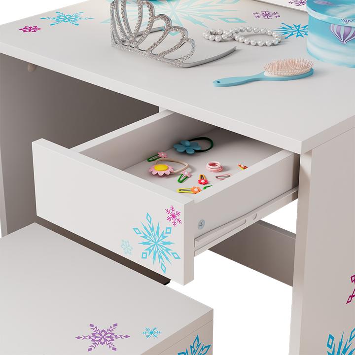 Immagine prodotto Oskar-Store Schneeflocke mit Hocker (55 x 40 x 103 cm)