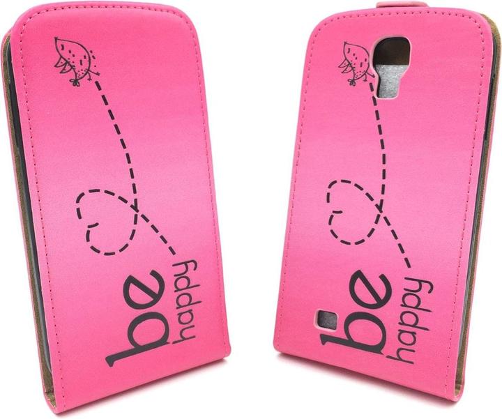 Produktbild König Design Handyhülle für Samsung Galaxy S4 Schutztasche Wallet Cover 360 Case Bumper Pink (Samsung Galaxy S4)
