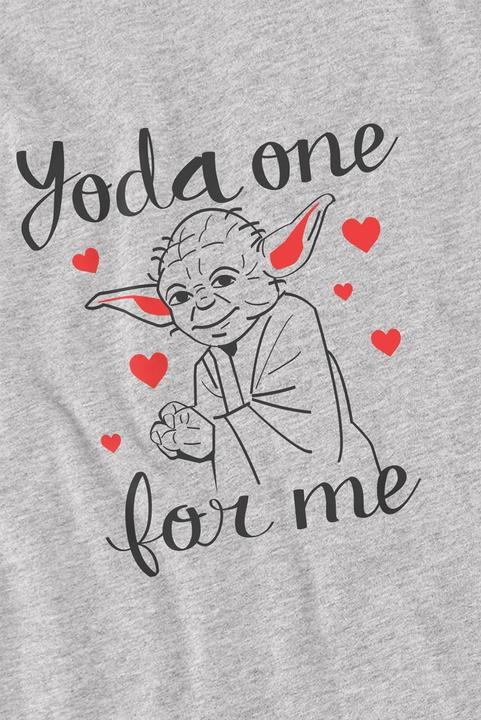 Immagine prodotto Star Wars Yoda One For Me Maglietta San Valentino Uomo (XL)