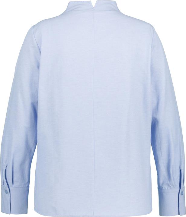 Produktbild Ulla Popken Bluse, Oxford-Gewebe, Kelchkragen, Langarm (50, 52)
