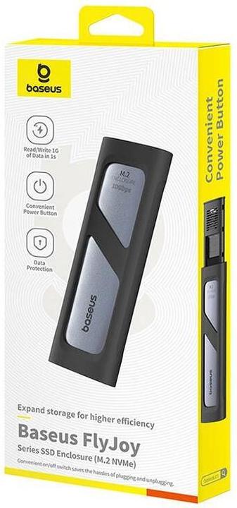 Produktbild Baseus FlyJoy Series SSD-Gehäuse (M.2 NVMe) Space Grau (M.2)