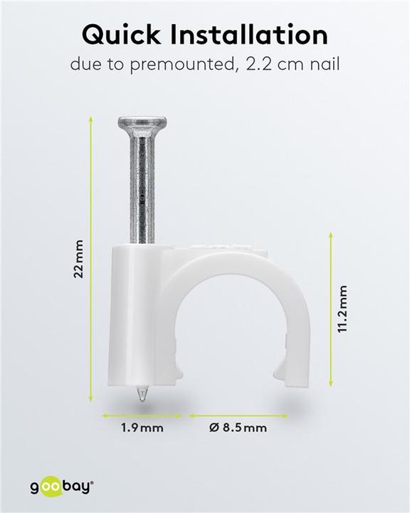 Actual product image Goobay Kabelschelle