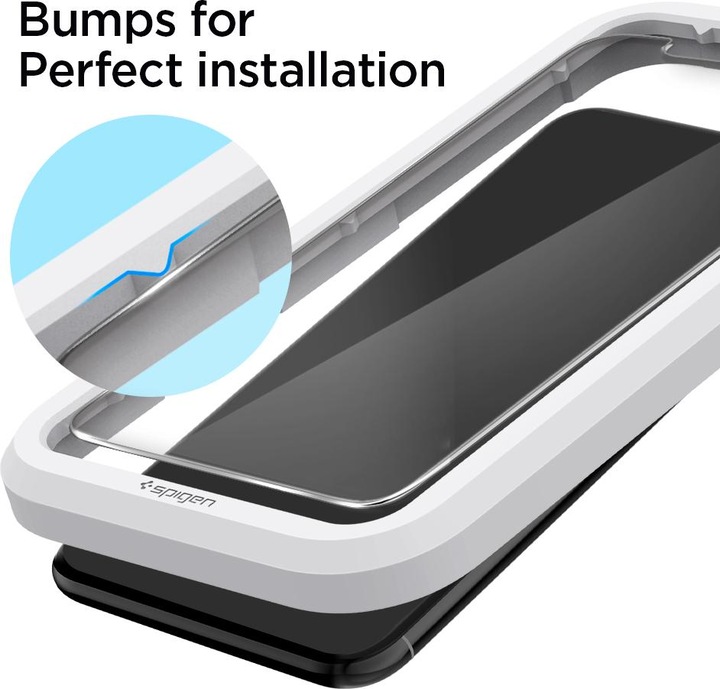 Actual product image Spigen Tempered Glass Alm Glas.Tr Slim 2-Pack Iphone 11 (2 Piece, Apple iPhone 11)