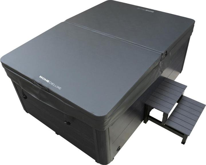 Produktbild Home Deluxe Outdoor Whirlpool VITAAL, 32 Massagedüsen, Beleuchtung, Treppe und Thermoabdeckung, 3 Personen