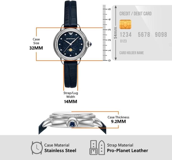 Actual product image Emporio Armani Damenuhr (Analogue wristwatch, 32 mm)