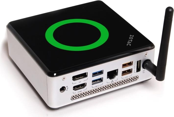 Actual product image Zotac ZBOX nano AQ01 Plus (AMD A4-5000, 4 GB)