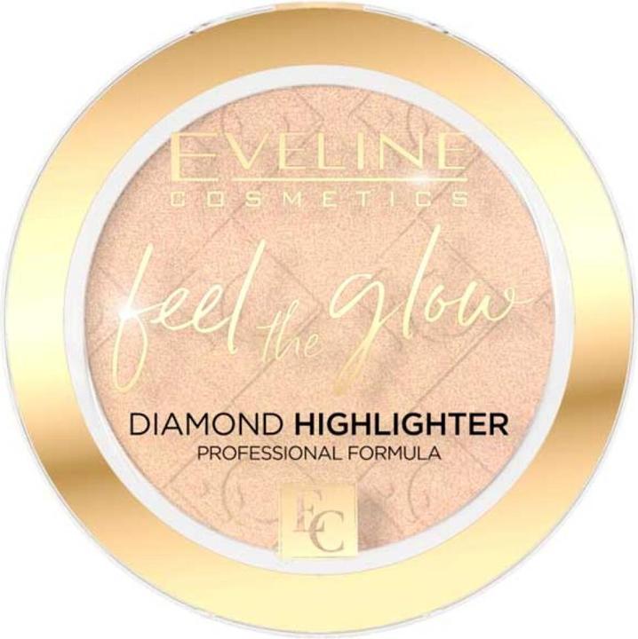 Eveline Feel the Glow Highlighter-Puder Nr. 01 1pc (01 Sparkle, Highlighter, 4.20 g)