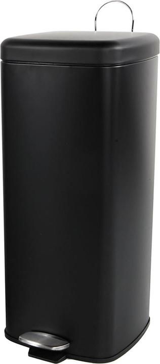 Actual product image Mojawo Metall Mülleimer Treteimer Abfalleimer Tretmülleimer 20L Schwarz (20 l)
