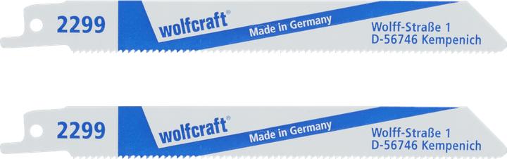 Produktbild wolfcraft 2 Säbelsägebl. BiM, Metall, grob, L=150